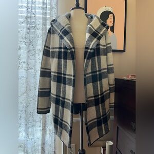 Anthropologie Field Flower hooded Wool Coat